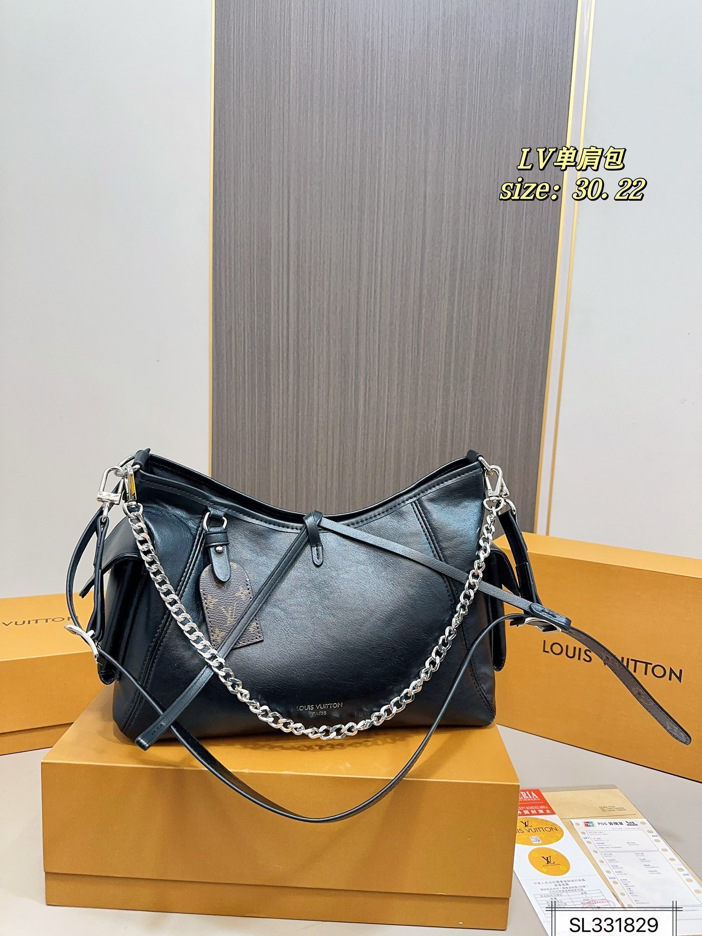 LV Loop GM Black Leather - Bag - Image 7