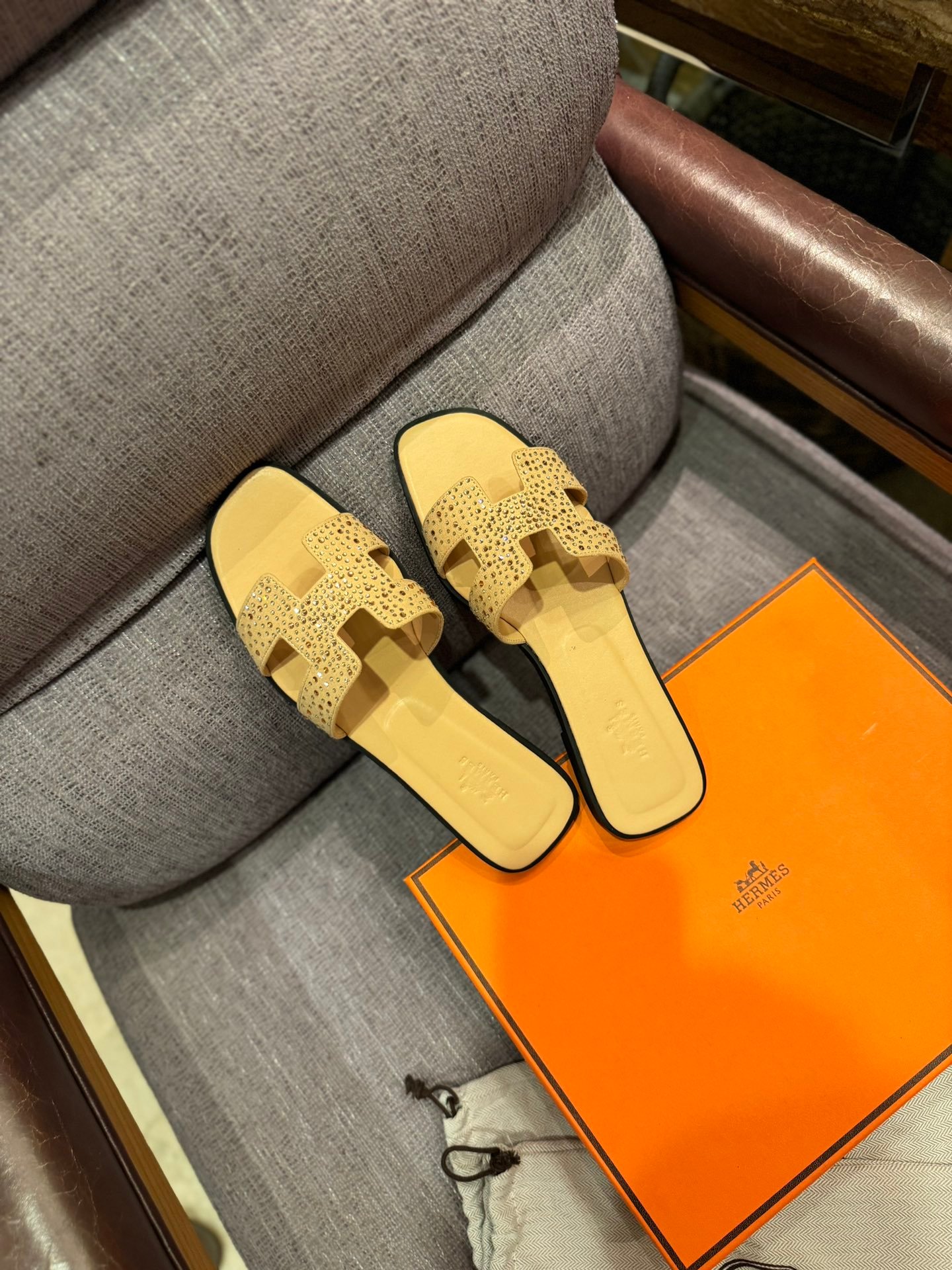 HM Oran Sandals Beige Leather - Sandals - Image 5