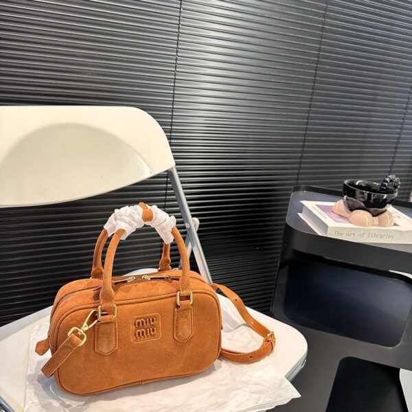MIU Bowling Bag Suede - Bag