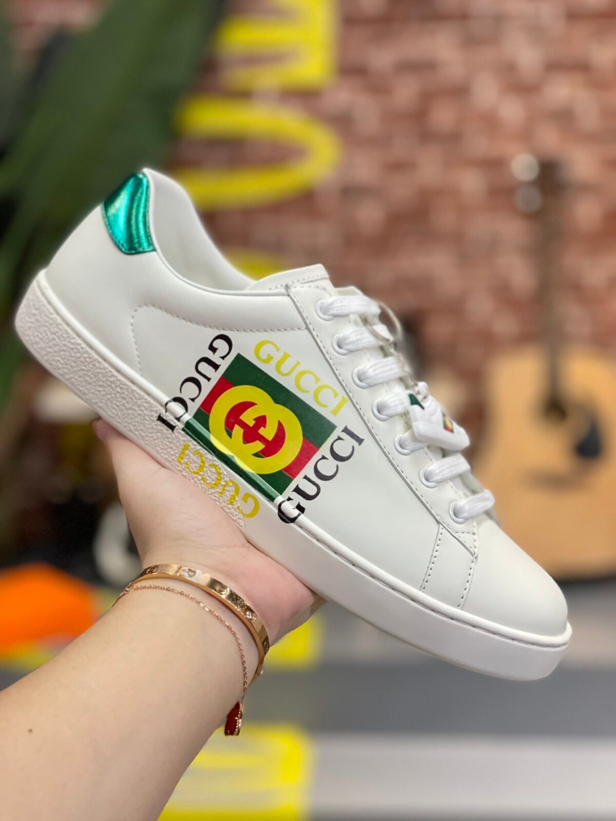 GG Rhyton – Sneakers – White — 6