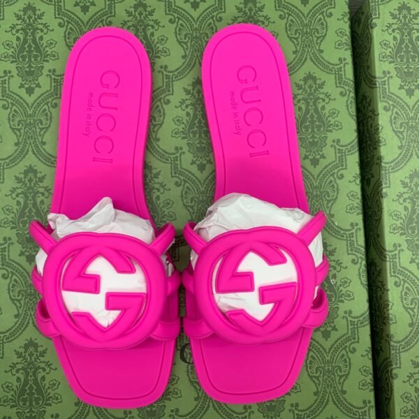 GG Rubber GG Slide Sandals - Slides