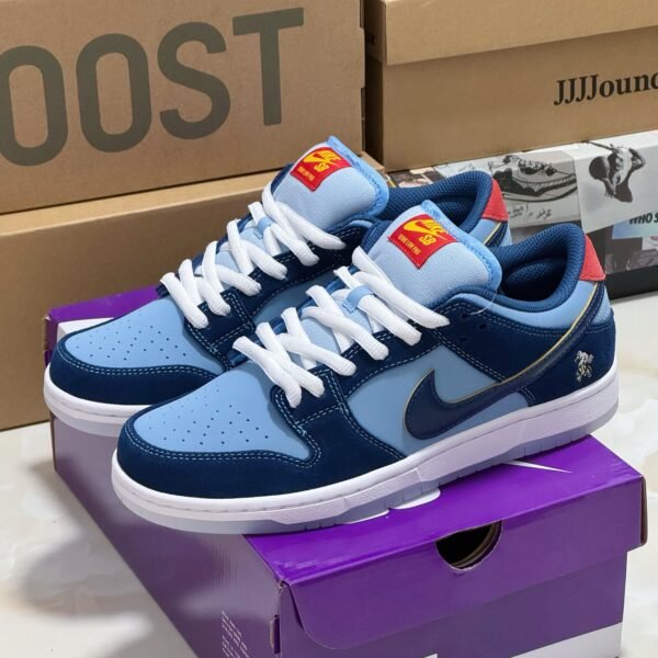 NK SB Dunk Low Why So Sad? 10 Blue/Red - Sneakers