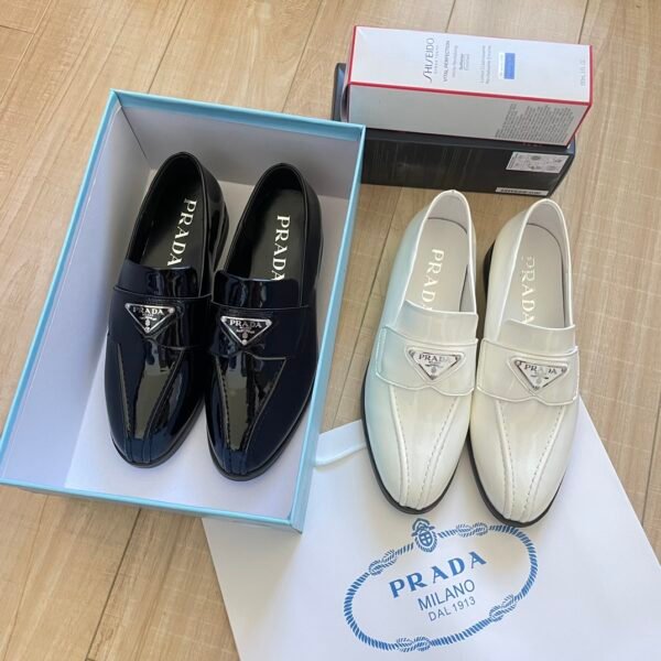 PR Triangle Logo Loafers - Shoes