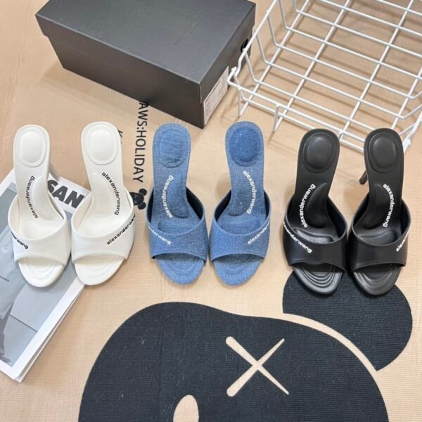 BAL Logo Heeled Mules - Heels