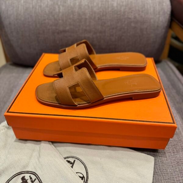 HM Oran Sandals Gold Leather - Sandals