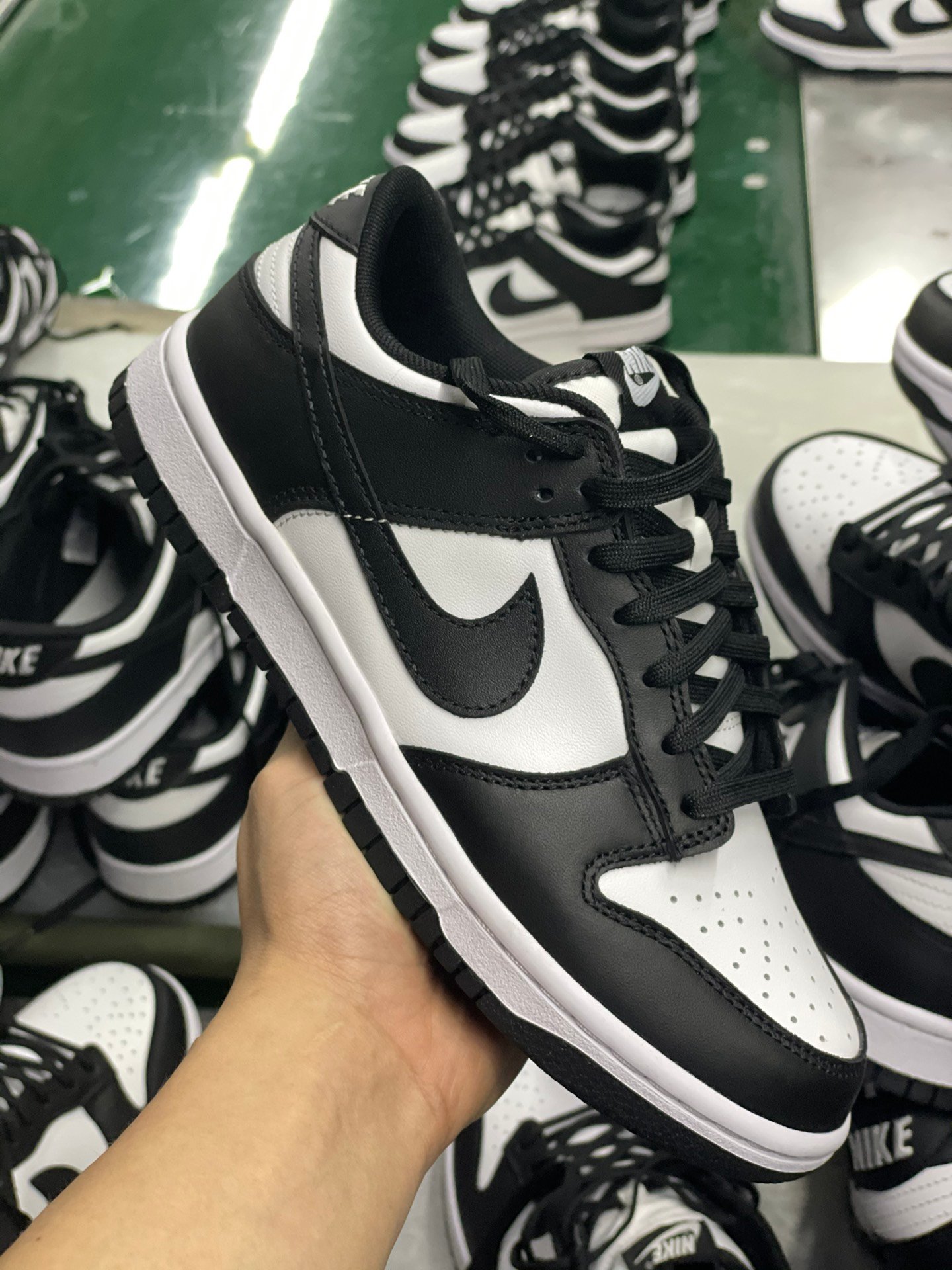 NK Dunk Low Retro Black/White - Sneakers