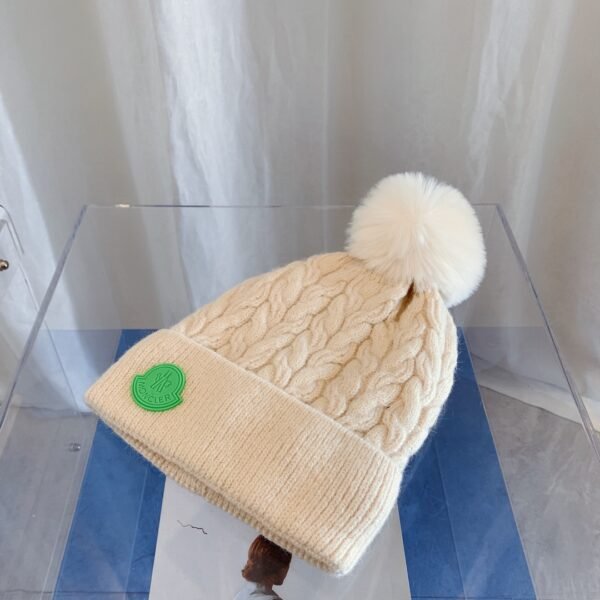 MCL Cable Knit Beanie Cream - Hat