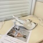 PR Slingback Pumps – Heels – Silver