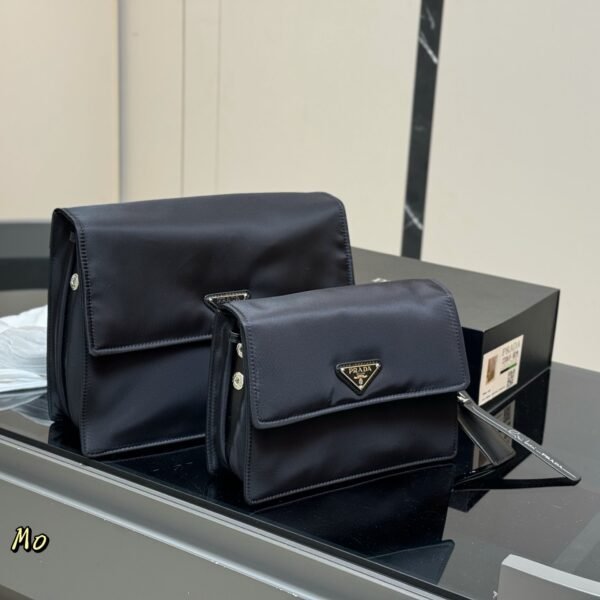 PR Re-Nylon Pouch Black Nylon - Bag