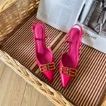 BAL Knife BB Slingback Pumps Pink – Scarpe con tacco