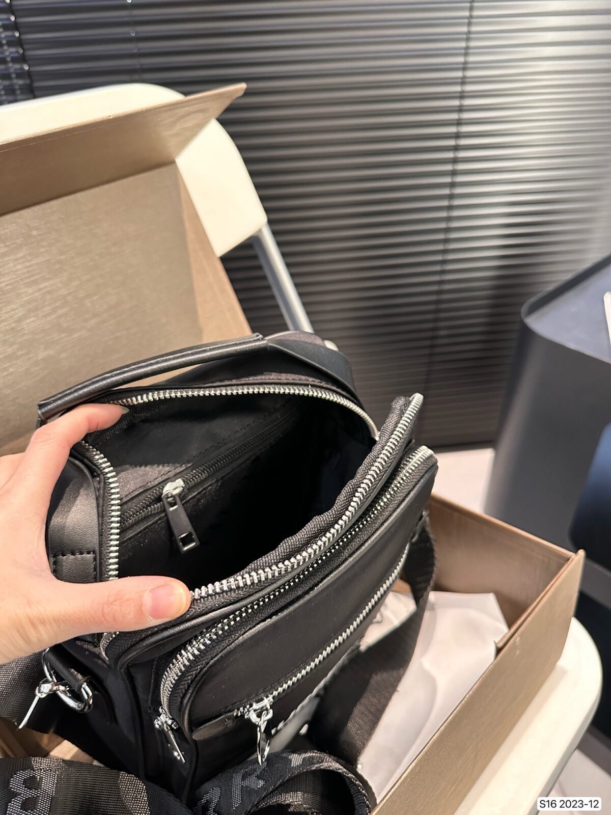BBR Sonny Black Nylon – Borsa — 9