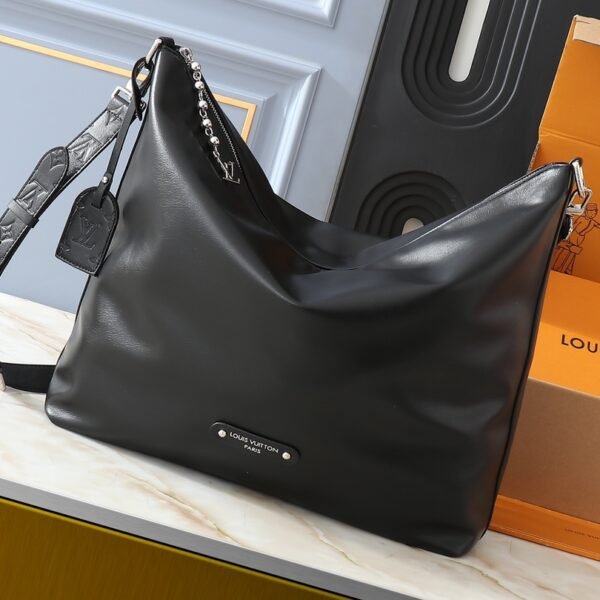 LV Loop Hobo Black Leather - Bag