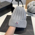 MCL Ribbed Knit Beanie Grey Wool – Cappello