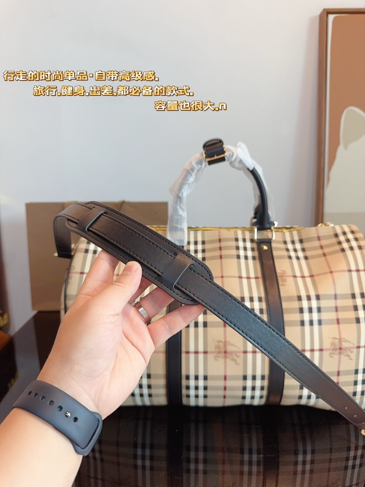 BBR Vintage Check Duffle – Bag — 6