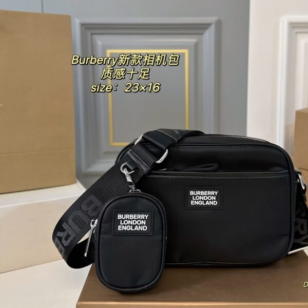 BBR Vintage Check Camera Bag Black/Beige Check - Bag