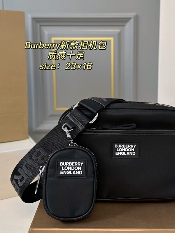 BBR Vintage Check Camera Bag Black/Beige Check – Tasche – Hellbraun