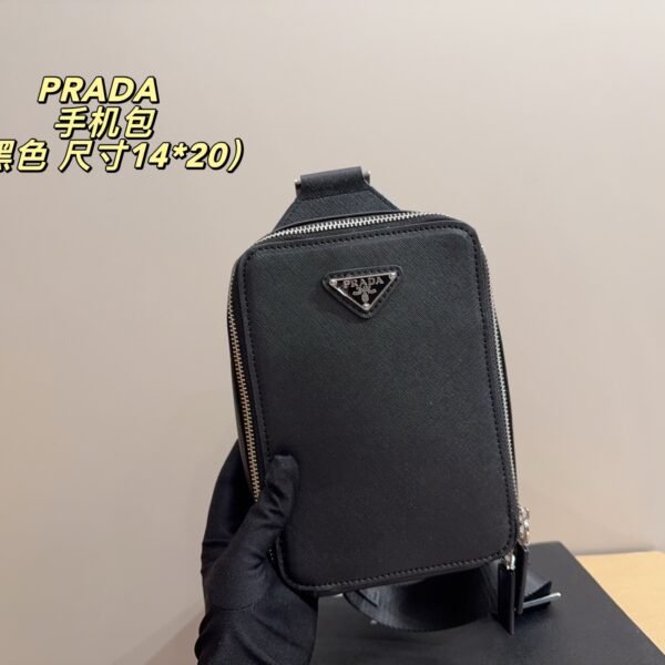 PR Saffiano Leather Phone Bag - Bag