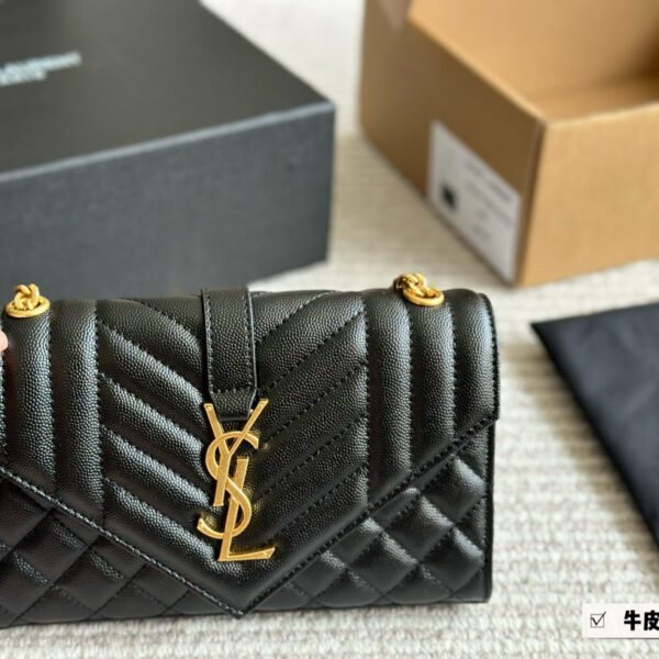 YSL Loulou Small Black Leather - Bag