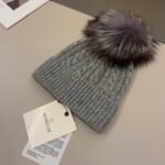 MCL Cable Knit Beanie Grey Wool – Cappello