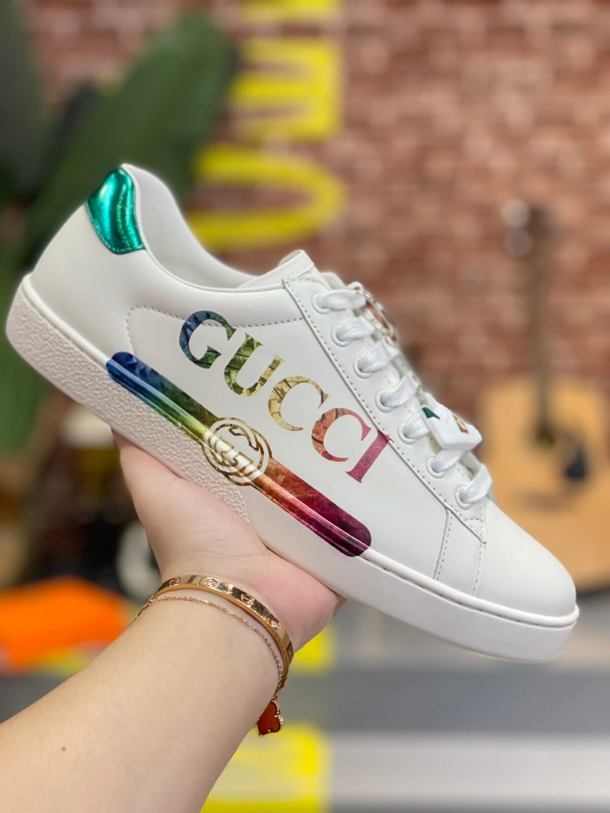 GG Rhyton – Sneakers – White — 4