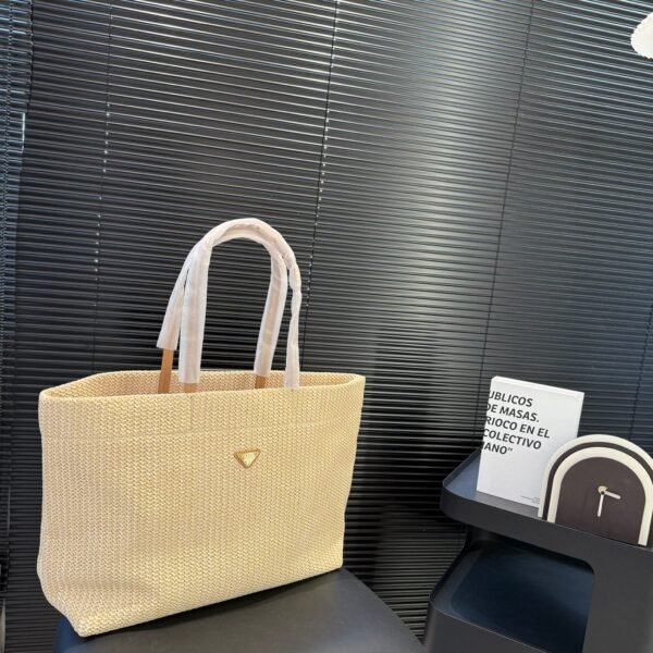PR Raffia Tote - Bag