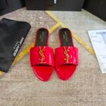 YSL Cassandra Flat Sandals – Slide