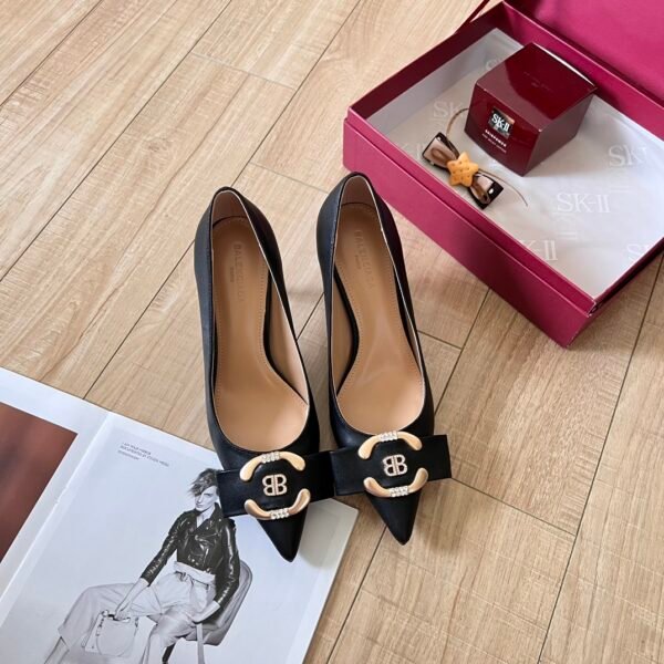 BAL BB Monogram Studded Heels - Heels