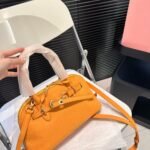 MIU Arcadie Small Orange Suede – Borsa