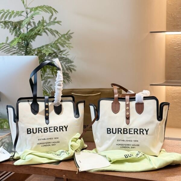 BBR Title Vintage Check E-Canvas Beige/Black - Bag