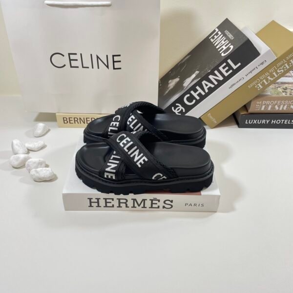 CEL Triomphe Cross-Strap Sandals - Sandals