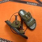 HM Chypre Green Suede – Sandali