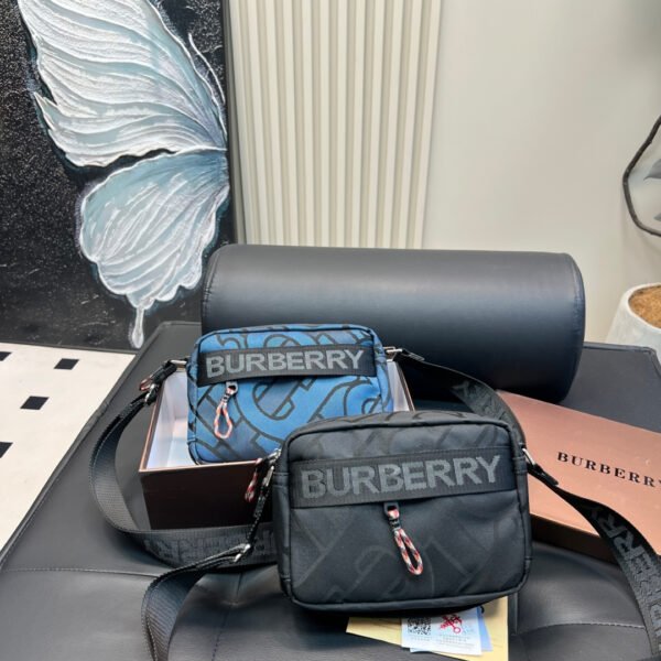 BBR Vintage Check Camera Bag Blue/Black - Bag