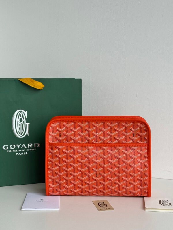GYD Jouvence Toiletry Pouch Orange GYDine Canvas – Borsa