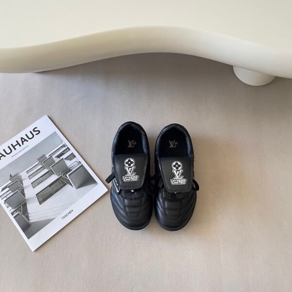 LV LV Trainer Black Leather - Sneakers