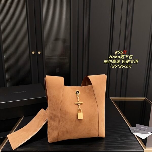 YSL Manhattan Shoulder Bag Suede - Bag