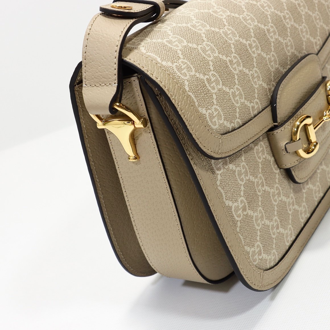 GG Horsebit 1955 Beige GG Supreme Canvas - Bag - Image 5
