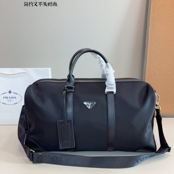 PR Re-Nylon Travel Bag Black - Bag