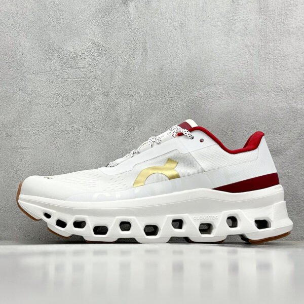 ```
ON Cloudmonster White/Red - Sneakers
```