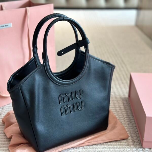 MIU Wander Small Black/Brown Leather - Bag