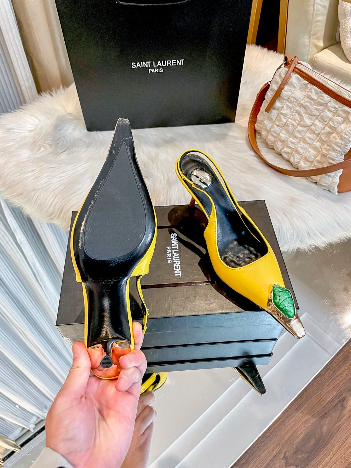 YSL Opyum Slingback – High Heels — 8