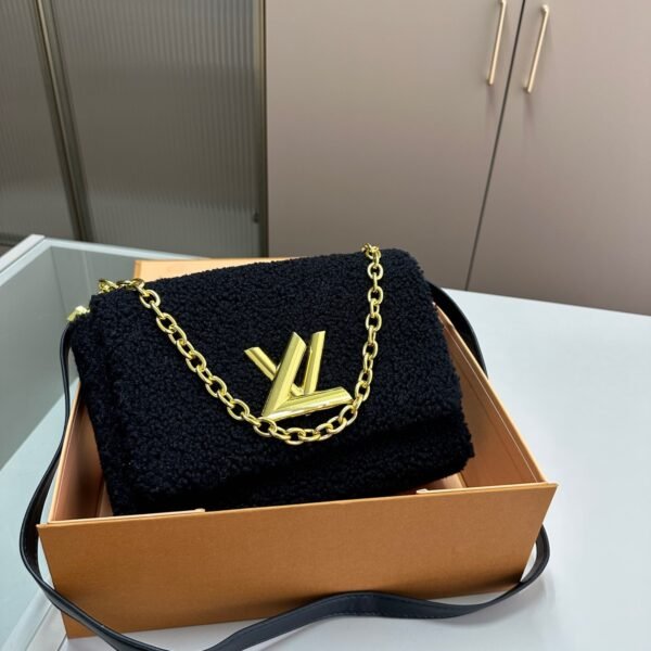 LV Coussin PM Black Shearling - Bag