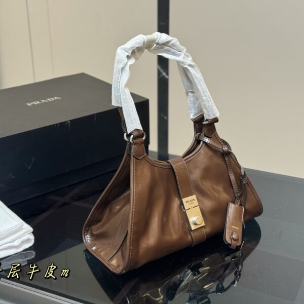 PR Gaufre Hobo Brown Leather - Bag