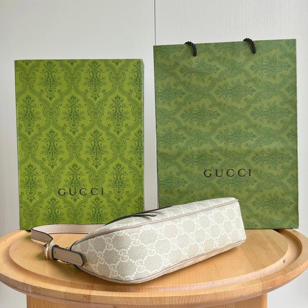 GG Ophidia GG Mini Bag Beige/Ebony GG Supreme Canvas - Bag - Image 4