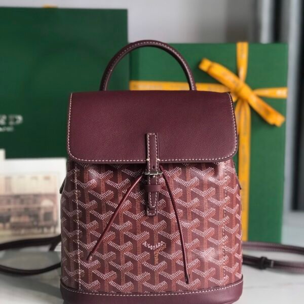 GYD Alpin Mini Backpack Burgundy GYDine Canvas - Bag