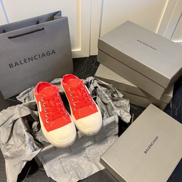 BAL Paris Red Canvas - Sneakers