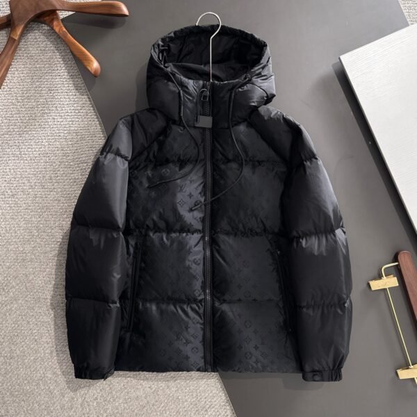 LV Monogram Puffer Jacket Black - Jacket