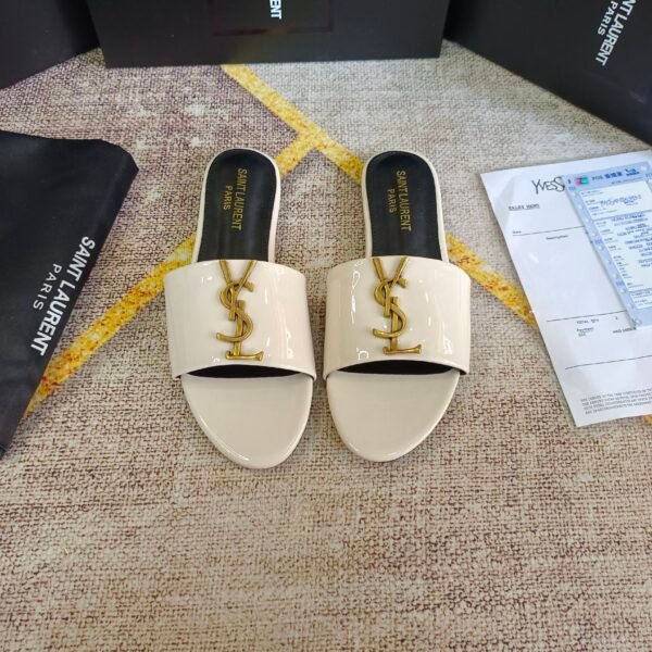 YSL Cassandra Flat Sandals - Sandals