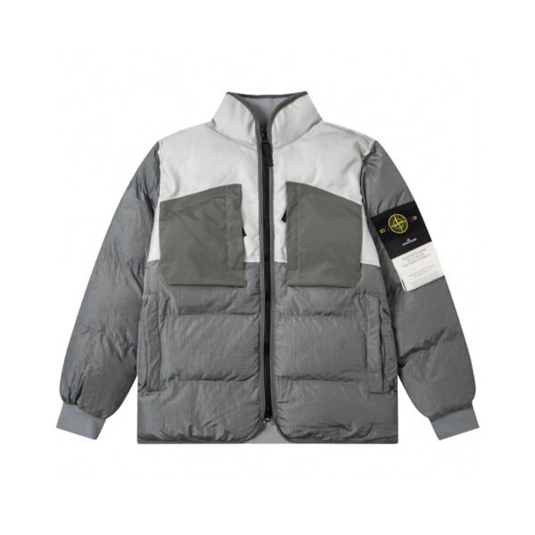 LV Stone Island Metallic Nylon Down - Jacket