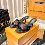 LV Monogram Multicolore Mules – Scarpe con tacco