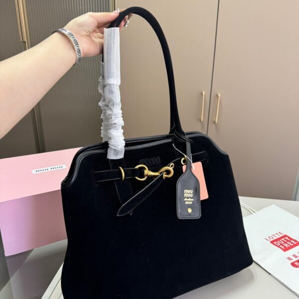 MIU Wander Black Suede - Bag